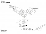 Bosch 3 603 CC6 001 Pws 2000-230Je Angle Grinder 230 V / Eu Spare Parts